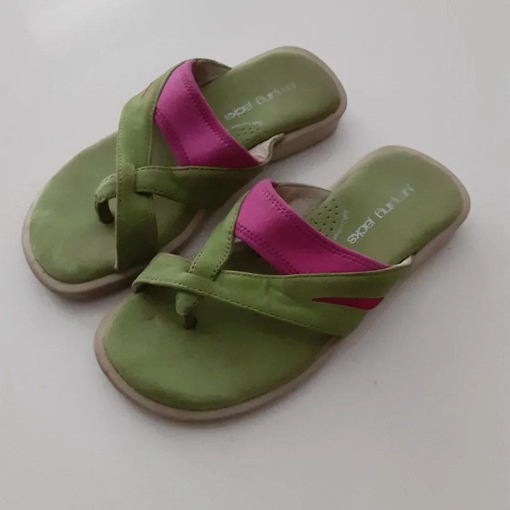 Jumping Jacks suede sandals toddler girls size 10